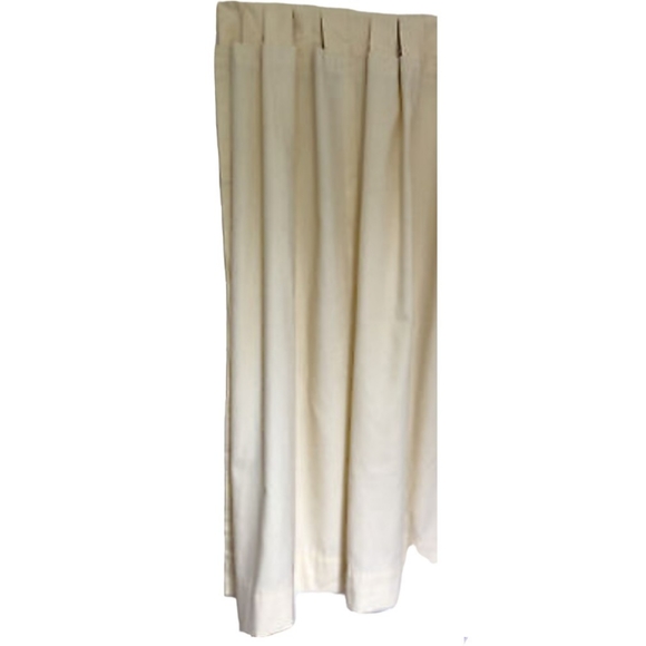 JCPENNEY Home Collection Tab Top Curtains 2 Panels Khaki Color - Picture 2 of 4